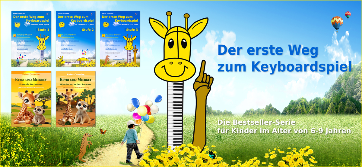 Gesamt-Überblick: Der erste Weg zum Keyboardspiel - Stufe 1 bis 3